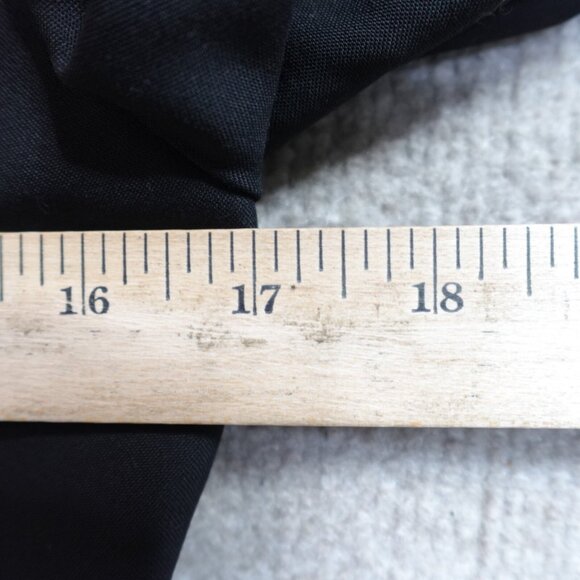 Ralph Lauren Womens Blazer 6 Black Double Breasted Black Label Wool Silk - Picture 12 of 16